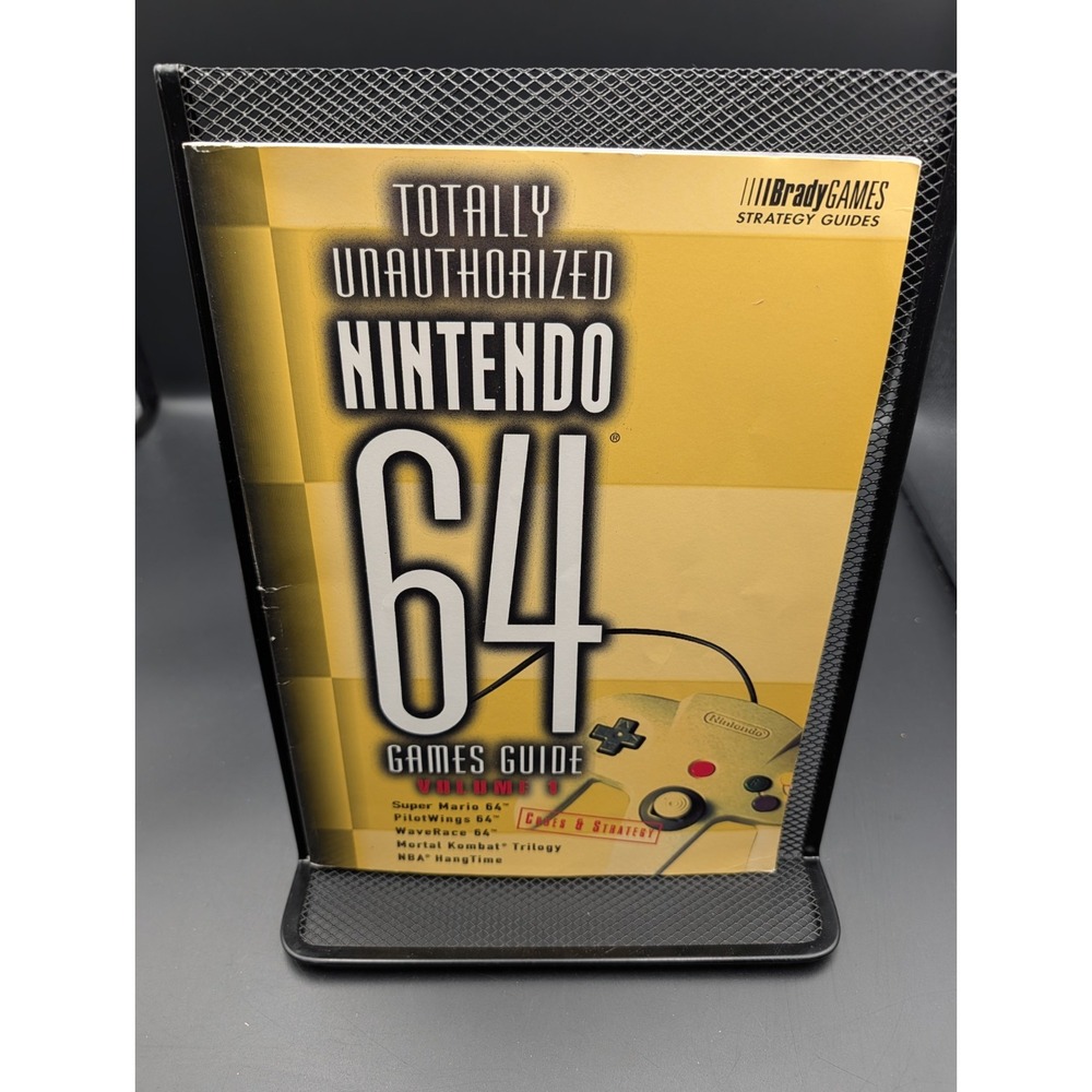 TOTALLY UNAUTHORIZED NINTENDO 64 GAMES GUIDE VOLUME 1 BRADY GAMES N64 GUIDE